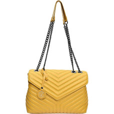 Women's leather handbag LV 2183 Senape