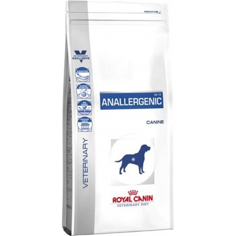 Royal Canin Dog anallergenic pieaugušiem suņiem ar gremošanas traucējumiem, 8 kg