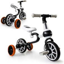Ecotoys Balance bike 4 in 1 Pedals Side wheels black ECOTOYS