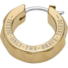 Stylish gold-plated single earring DX1417710