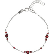 Silver bracelet with garnet AL4268-Argento-Granato