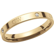 Original gold-plated ring with crystals Classic Lumine DW0040028 - Circuit: 66 mm