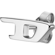 Steel single earring DX1519040