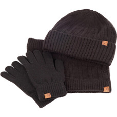 Dámská sada - čepice, tunel a rukavice 252851 Black