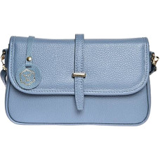 Women's leather crossbody handbag LV 1938 Celeste Scuro