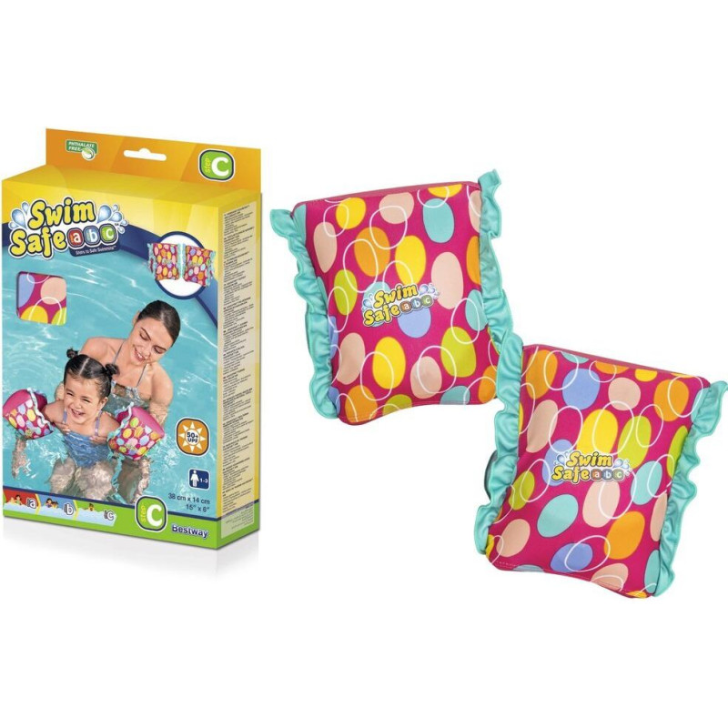 Glābšanas veste - Bestway - Modelis 32183 - Uzpūšama - Izturīga PVC - 3-6 gadi