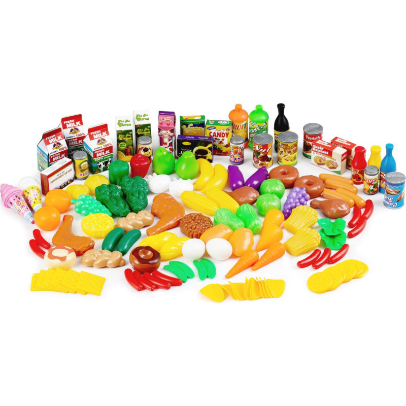 Multistore Plastic vegetables fruits kitchen equipment 120 pieces