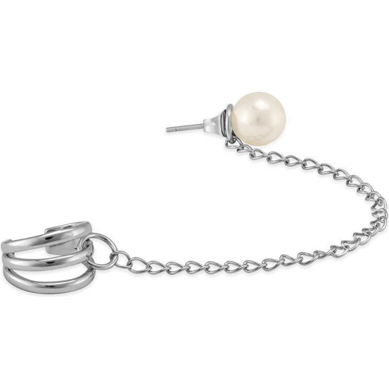 Modern single earrings 2 in 1 VBE6013S-PET