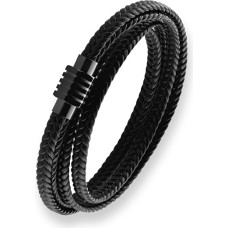 Modern men´s leather bracelet Leather VABOB011