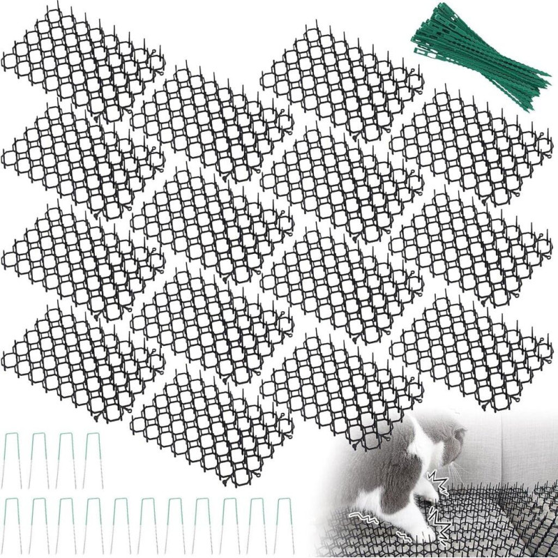 Ērkšķu režģis pret kaķiem