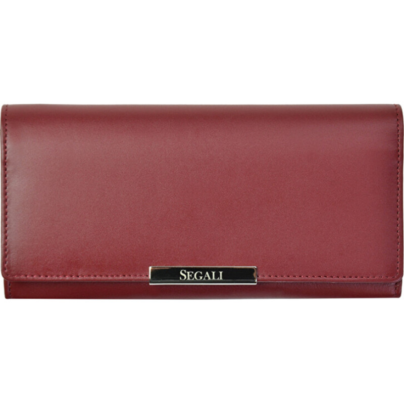 Women´s leather wallet 7066 burgundy