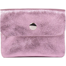 Kožená mini peněženka NETA pink