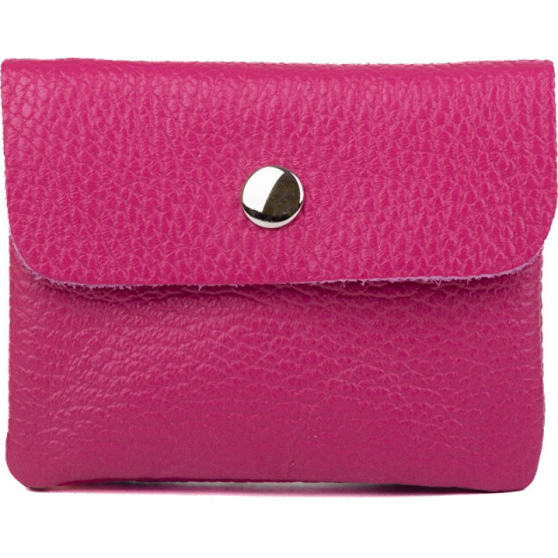 Kožená mini peněženka NETA fuchsia
