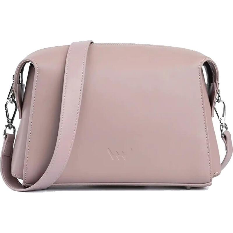Dámská kožená crossbody kabelka Lison Dusty Pink