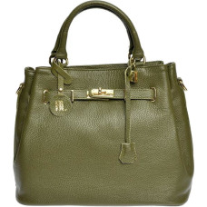 Women's leather handbag AL 1762 Verde