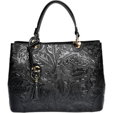 Women's leather handbag CF3127 Nero