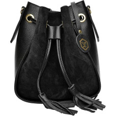 Women's leather handbag LV 8192T Nero