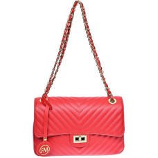Women's leather handbag RM2213 Rosso