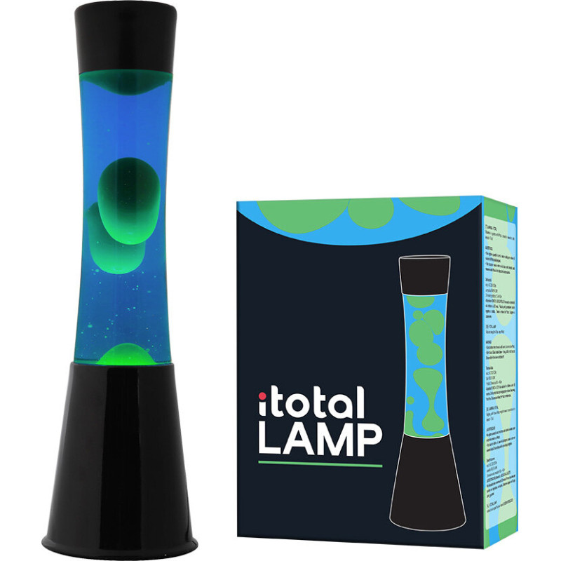 iTotal - Lava Lamp - Black, Blue, Green - 40 cm (XL1790)
