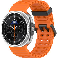 Silicone Sport Strap for Samsung Galaxy Watch8 - Orange
