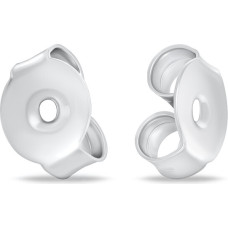 Silver earring cases AC004W - 1 pair