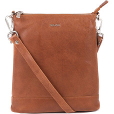 Dámská kožená crossbody kabelka 9060 cognac