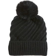 Dámská čepice 12-344 Black