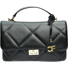 Dámská kožená crossbody kabelka CF2211 Nero