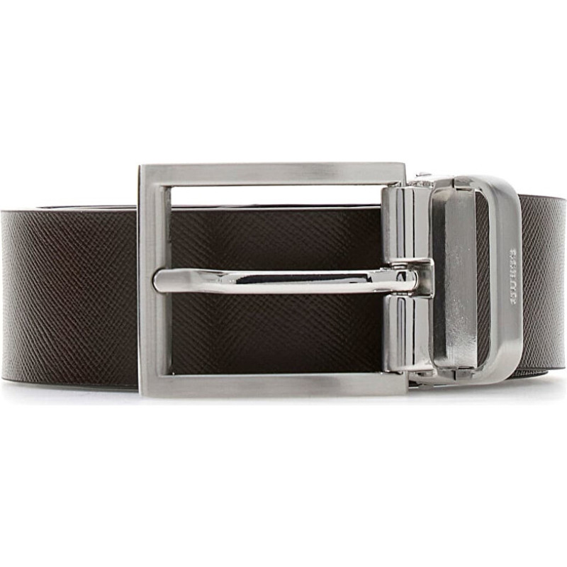 Men's reversible belt BMBCLOP5135-COF - Belt length: 110 cm