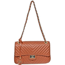 Women's leather handbag RM2213 Cognac