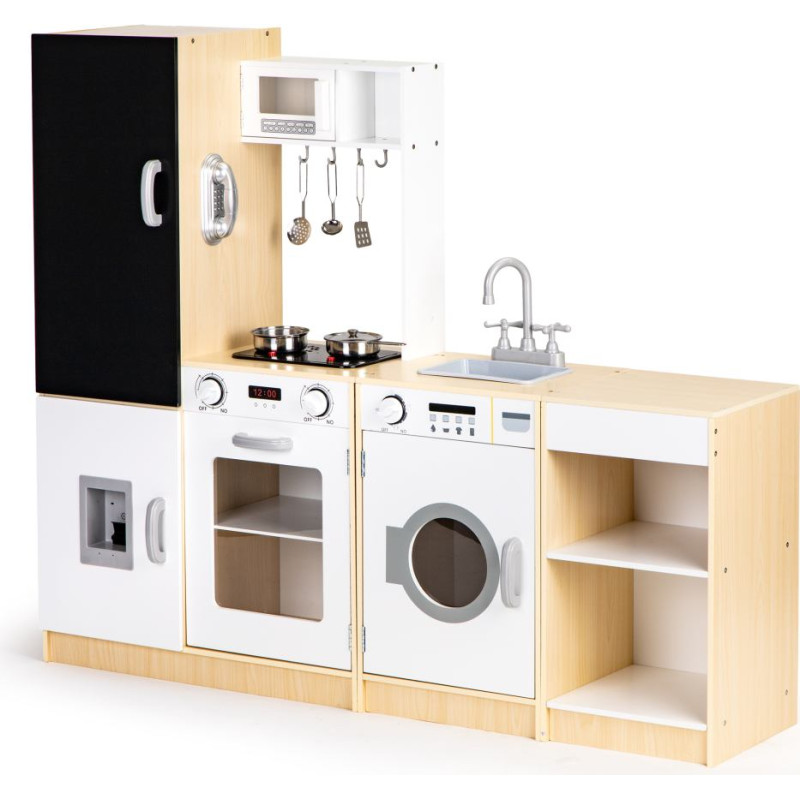 Ecotoys Wooden children's kitchen XXL board + LED ECOTOYS