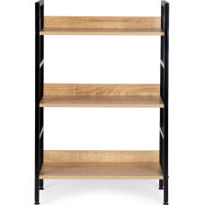Modernhome Modern Wooden Shelf with Metal Frame LOFT Style, 3 Shelves ModernHome