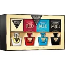 Guess Seductive Collection Set - Kolekce miniatur  D&aacute;rkov&aacute; sada EDT Seductive 7,5 ml a EDT Seductive Noir 7,5 ml a EDT Seductive Blue 7,5 ml a EDT Seductive