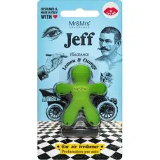 Mr&Mrs Fragrance Jeff Chrome Car Air Freshener Lemon & Orange