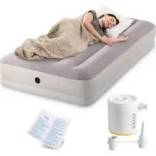 Intex Inflatable Sleeping Mattress 191x99x30 cm Single with USB Pump INTEX 64177