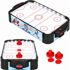 Ecotoys Cymbergaj air hockey st&oacute;ł do gry dla dzieci powietrzny hokej 58 cm akcesoria ECOTOYS