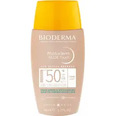 Tonēts aizsargfluids ar dabīga grima efektu SPF 50 Photoderm Nude Touch Mineral, 40 ml