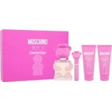 Moschino Toy 2 Bubble Gum D&aacute;rkov&aacute; sada EDT 100 ml, miniatruka EDT 10 ml, sprchov&yacute; gel 100 ml a tělov&eacute; ml&eacute;ko 100 ml
