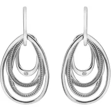 Sudraba auskari ar dimantiem Hot Diamonds Chandelier Vintage Drop DE496 sHD0885