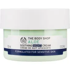 Nakts nomierinošs sejas krēms The Body Shop Aloe Vera 50 ml