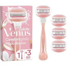 Skūšanas komplekts sievietēm Gillette Venus ComfortGlide Spa Breeze, 4 gab.