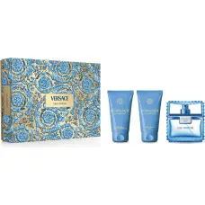 Komplekts Versace Man Eau Fraîche vīriešiem: tualetes ūdens EDT, 50 ml + dušas želeja, 50 ml + losjons pēc skūšanās, 50 ml