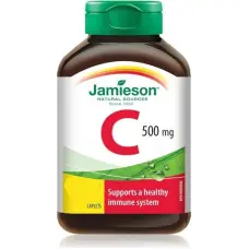 Jamieson C vitamīns 500 mg, veicina veselību, 65 tabletes - Ražots Kanādā