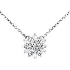 Silver necklace ALIVIA with Swarovski MWN10855A