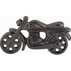 Stylish brooch with KS-192 motorcycle design