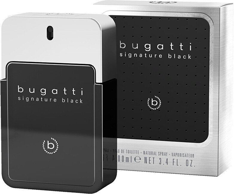 Tualetes ūdens Bugatti Signature Black, 100
