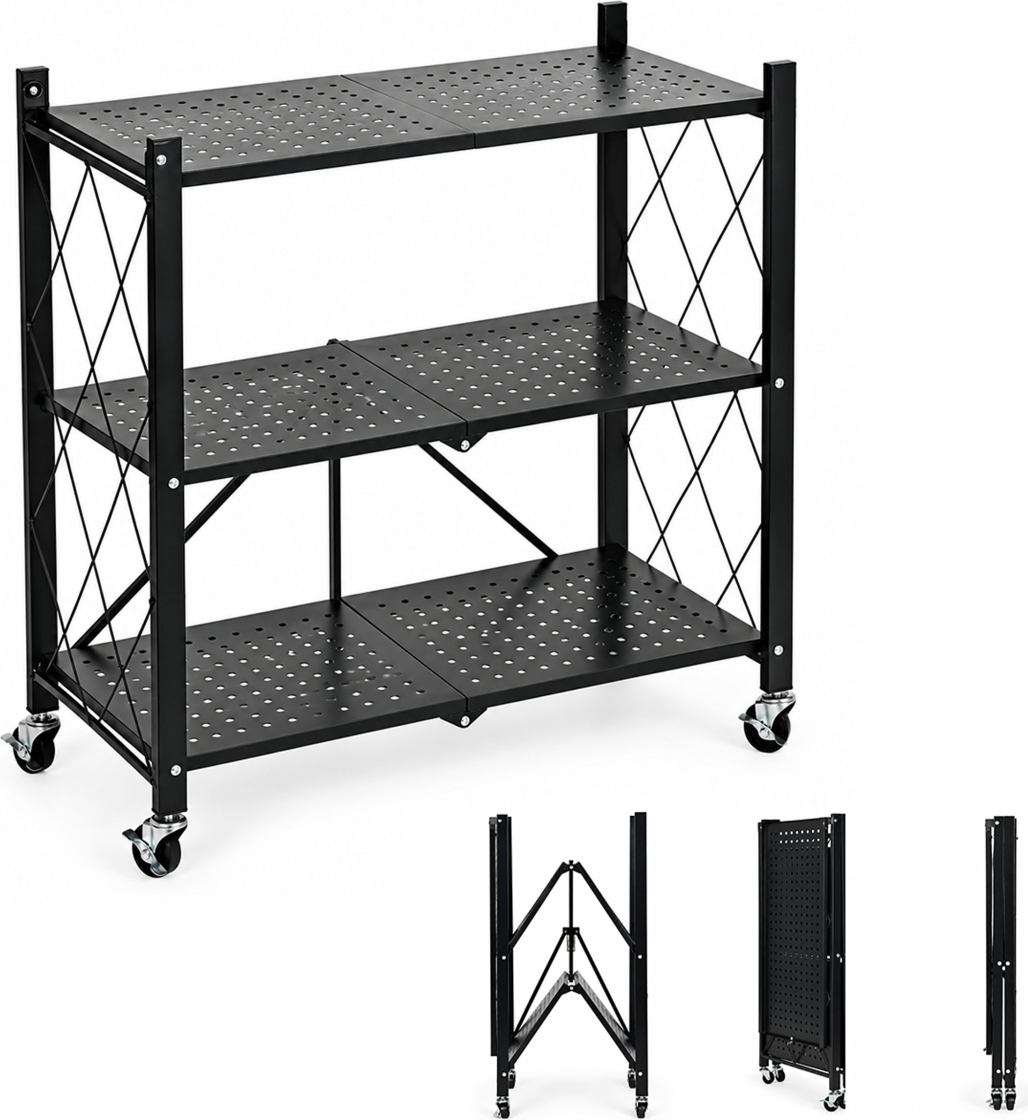 Modernhome Regał magazynowy 3 półki składany