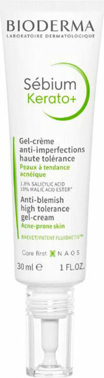 Sejas krēms Bioderma Sebium kerato+, līdzeklis