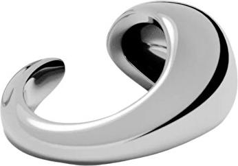 Stylish single earring made of steel