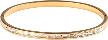 Luxury solid bracelet with crystals MCB250230G